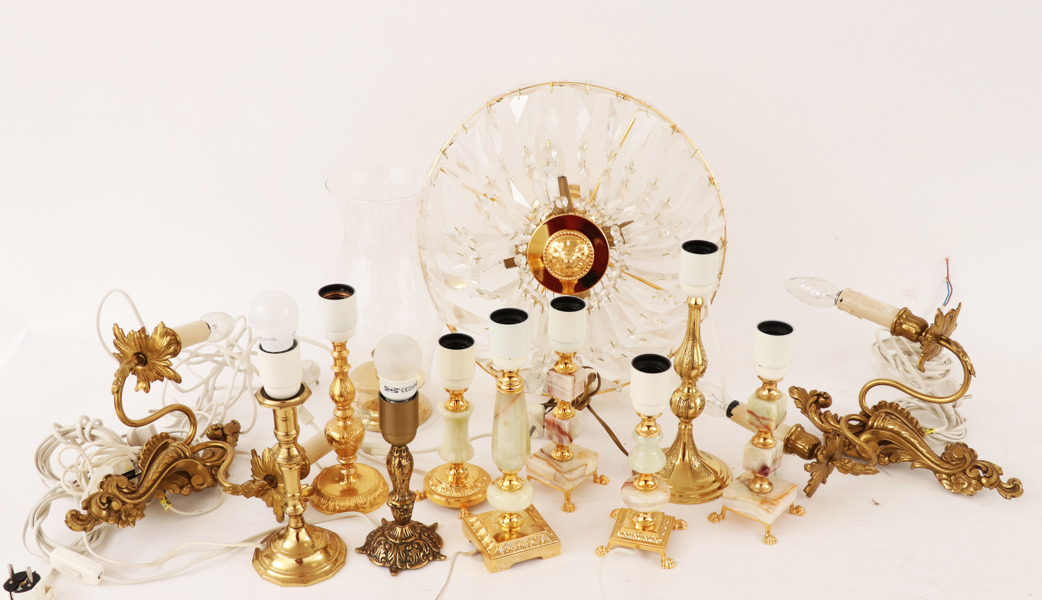 Parti belysningsföremål