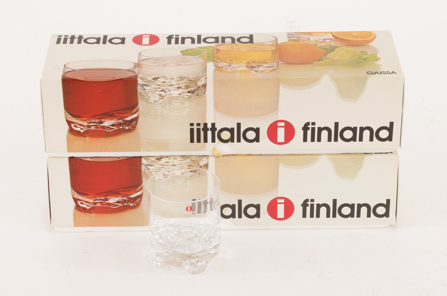 Whiskeyglas 8st, "Gaissa", Iittala