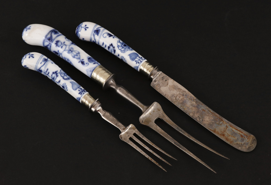 Transcheringsbestick 3 delar, 1800-tal