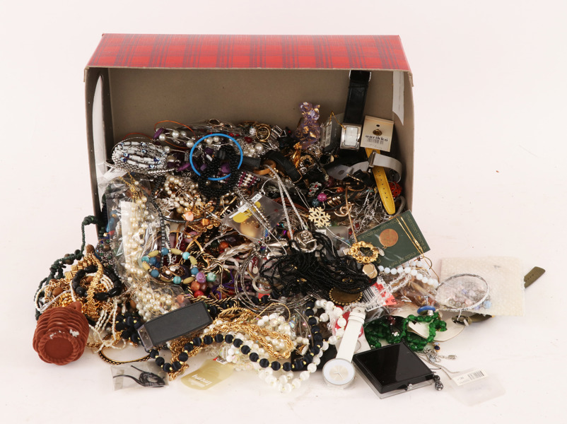 Stort parti bijouterier