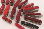 Fällknivar 16st, bl.a. Victorinox