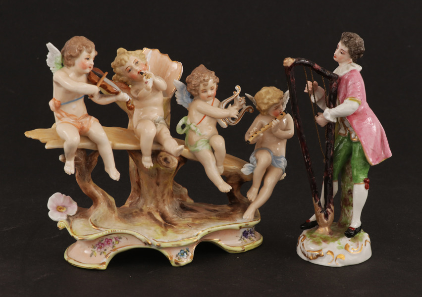 Figuriner 2st, troligen Tyskland, 18/1900-tal