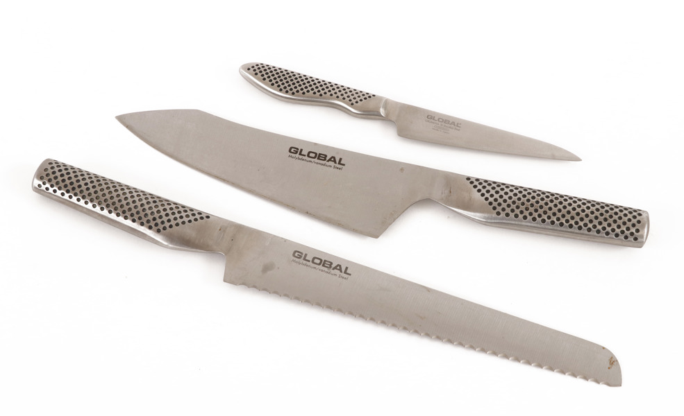 Köksknivar 3st, Global, Japan