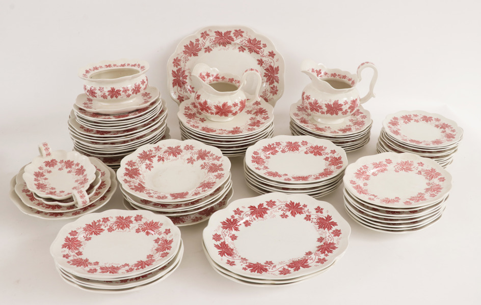 Matservis, "Vinranka", Arthur Percy för Gefle