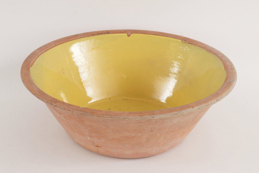 Stor lergodsskål, Gefle, 18/1900-tal