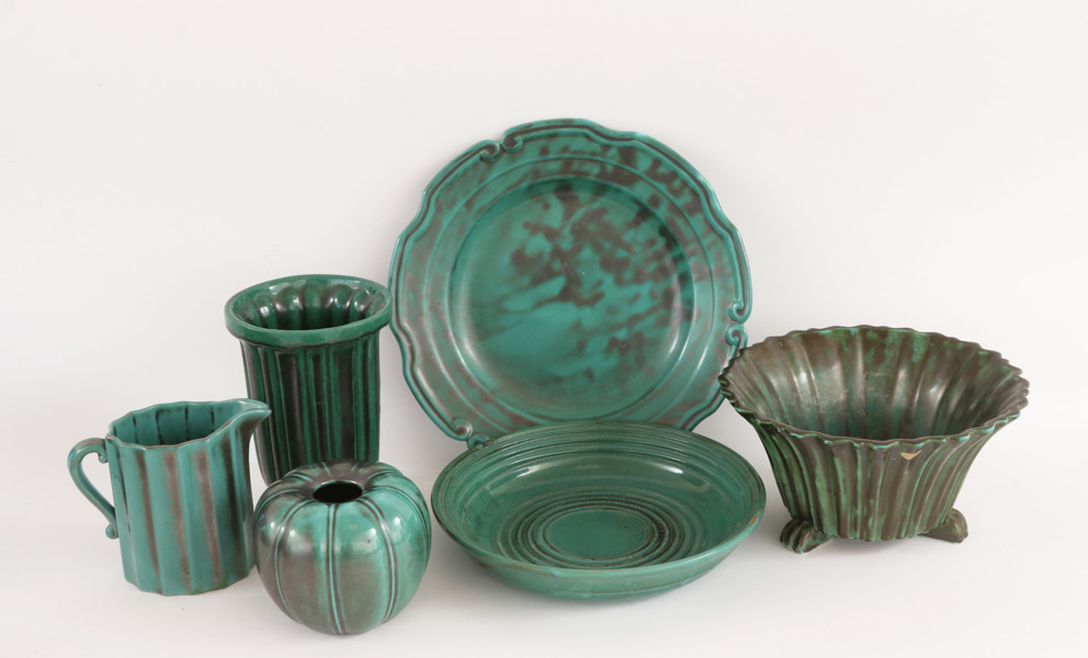 Keramik 6 delar, bl.a. Ekeby