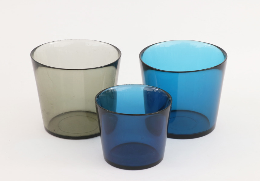 Skålar 3st, "Fuga", Sven Palmqvist för Orrefors