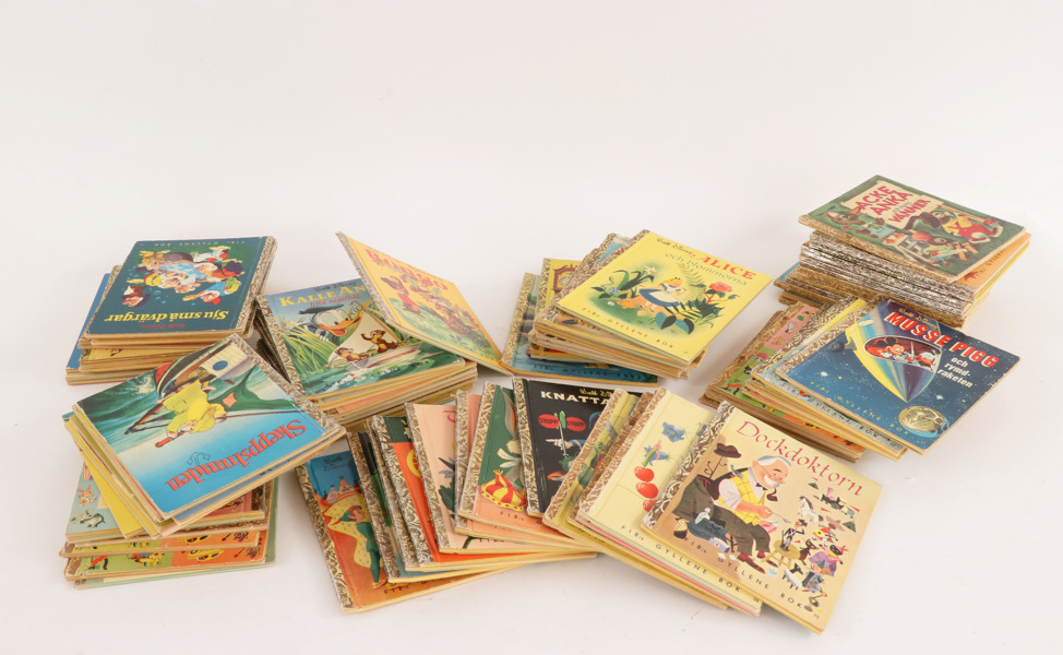 Parti barnböcker, FIB:s Gyllene Bok, mestadels 1950-tal