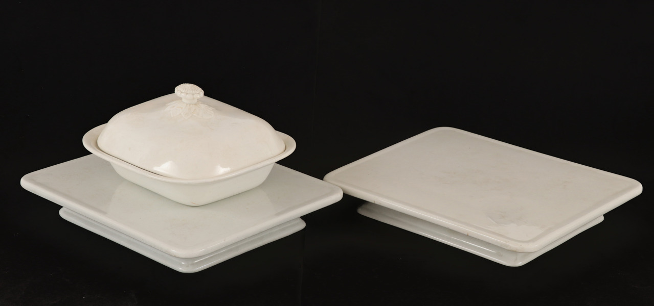 Porslin 3 delar, Gustavsberg, 18/1900-tal