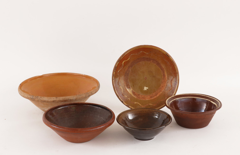 Lergods 5 delar, 1800-tal