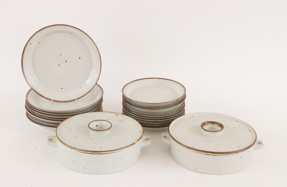 Matservisdelar, "Brown Mist", Nils Refsgaard, Danmark