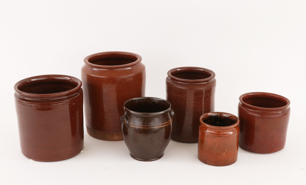 Stengods 6 delar, 18/1900-tal