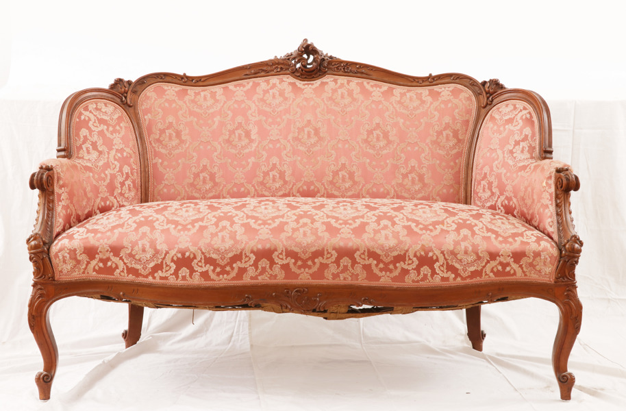 Soffa, nyrokoko, 1800-talets senare del