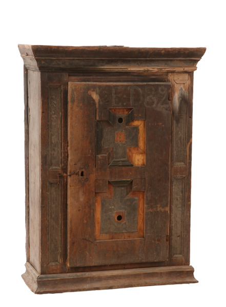 Skåp, allmoge, barock, daterat 1782