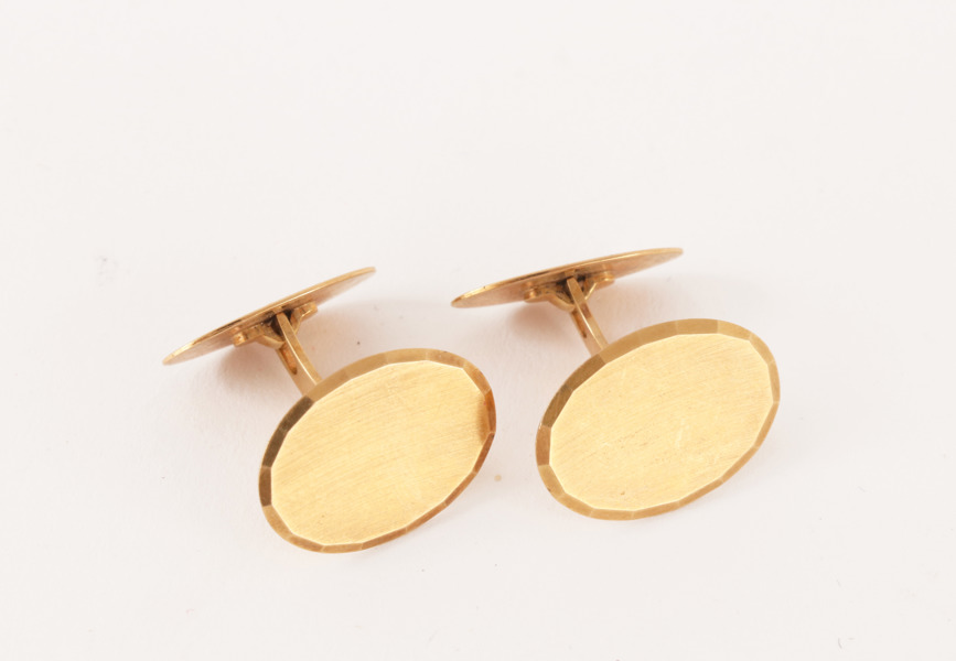 Manschettknappar ett par, 18k