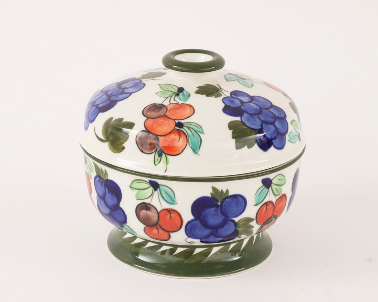 Terrin med lock, "Palermo", Dorrit von Fieandt för Arabia