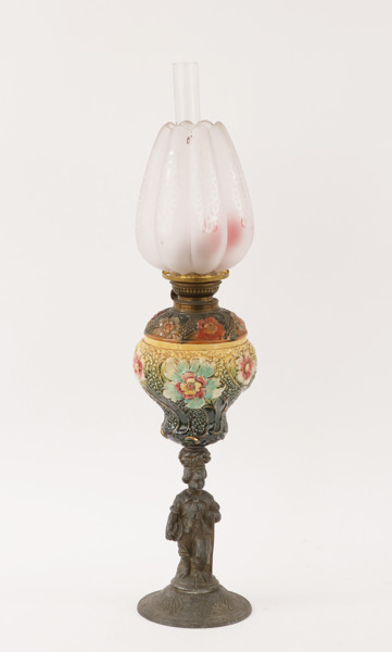 Bordsfotogenlampa, omkring år 1900