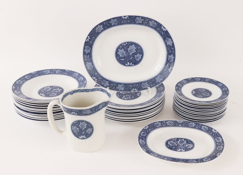 Matservisdelar, "Safir", Wilhelm Kåge för Gustavsberg, 1920-tal