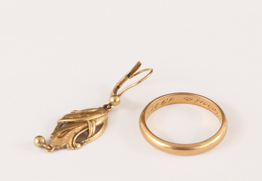 Smycken 2 delar, 18k