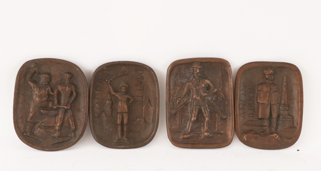 Reliefer 4st, bl.a. Allan Ebeling