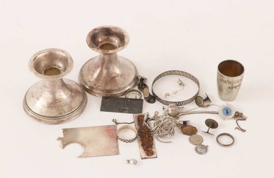 Parti silverföremål