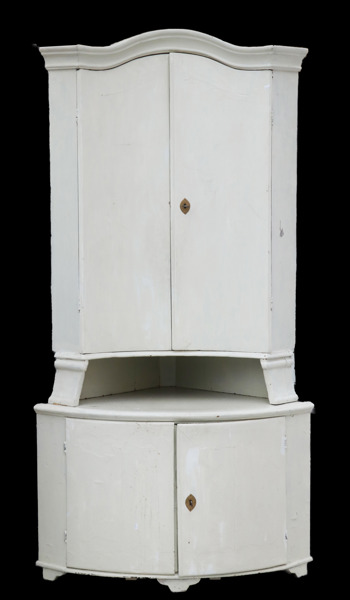 Golvhörnskåp, allmoge, 17/1800-tal