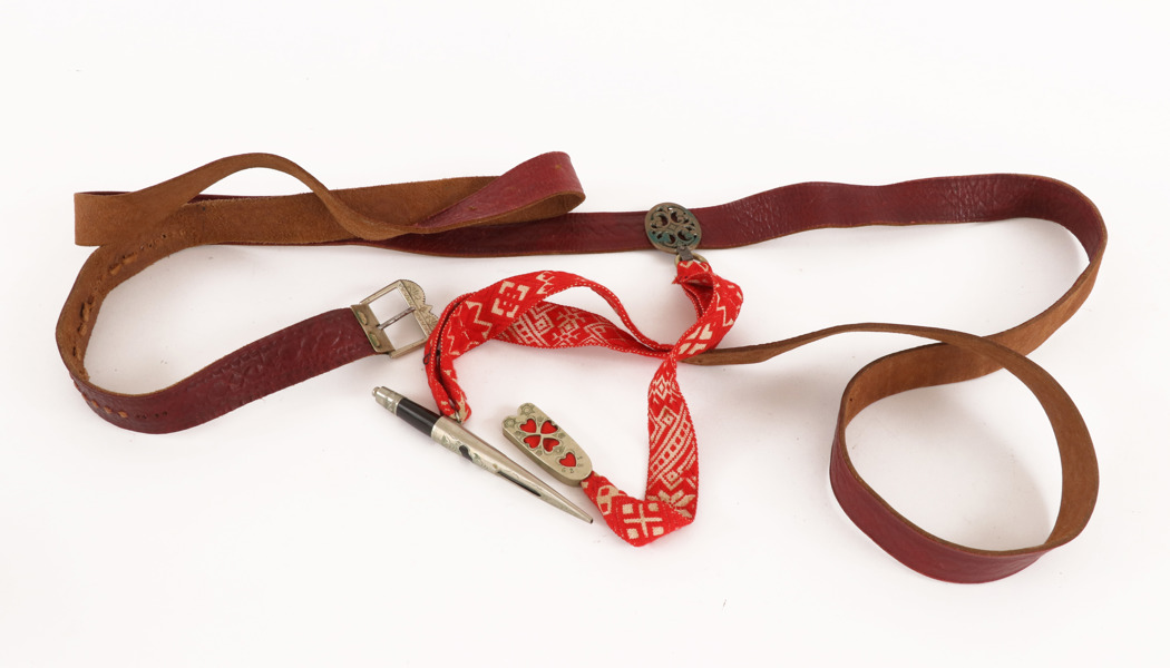Redskapsbälte, daterat 1879