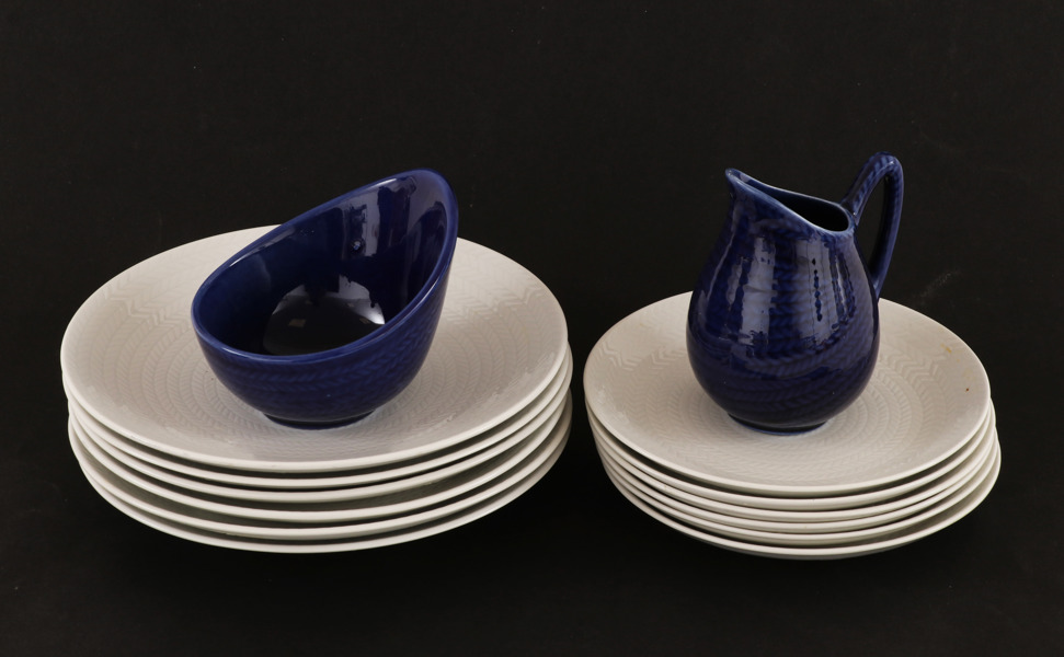 Servisdelar, "Blå Eld", Hertha Bengtsson för Rörstrand