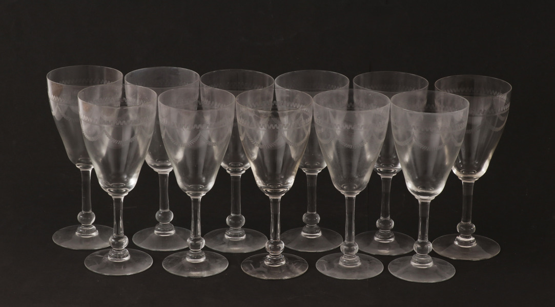 Vinglas 11st, 1900-talets första hälft