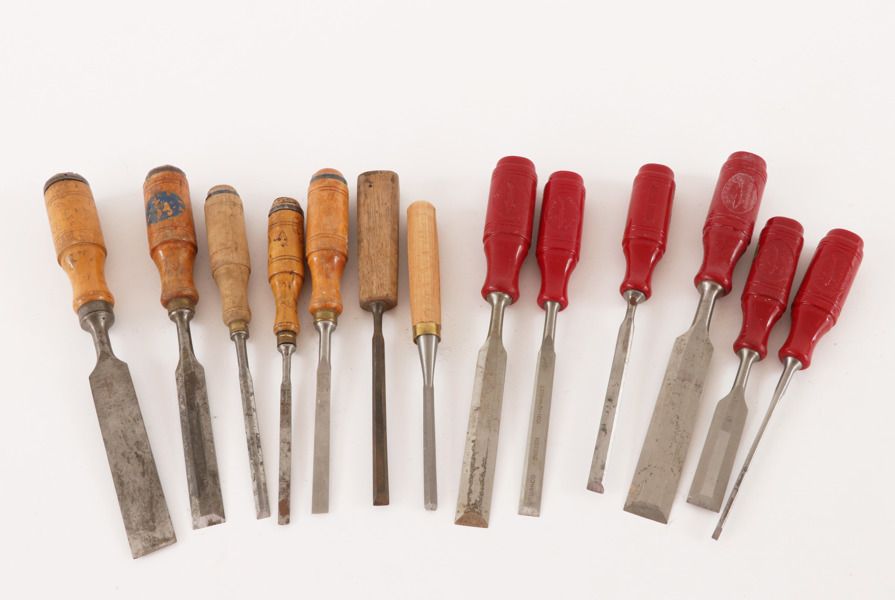 Stämjärn 13st, bl.a. Eskilstuna, Bahco