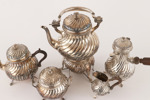 Kaffe- och teservis 5 delar, silver, Mellerio, Madrid, Spanien, 1900-tal