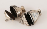 Luktdosor 2st, silver, 1800-tal