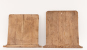 Väggbord 2st, allmoge, 1800-tal