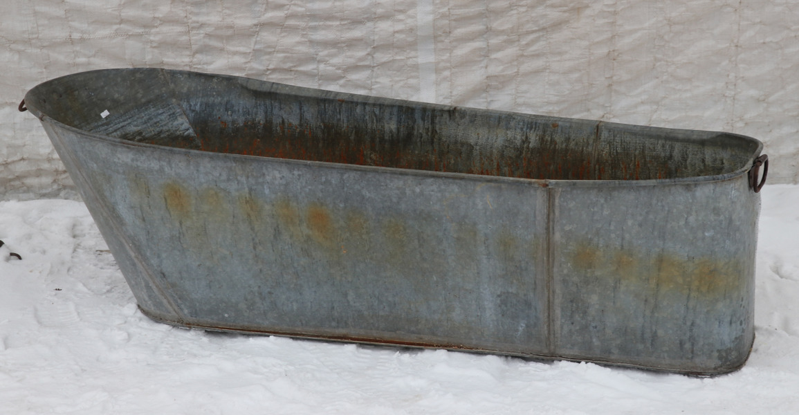 Badkar, zink, 1900-talets första hälft