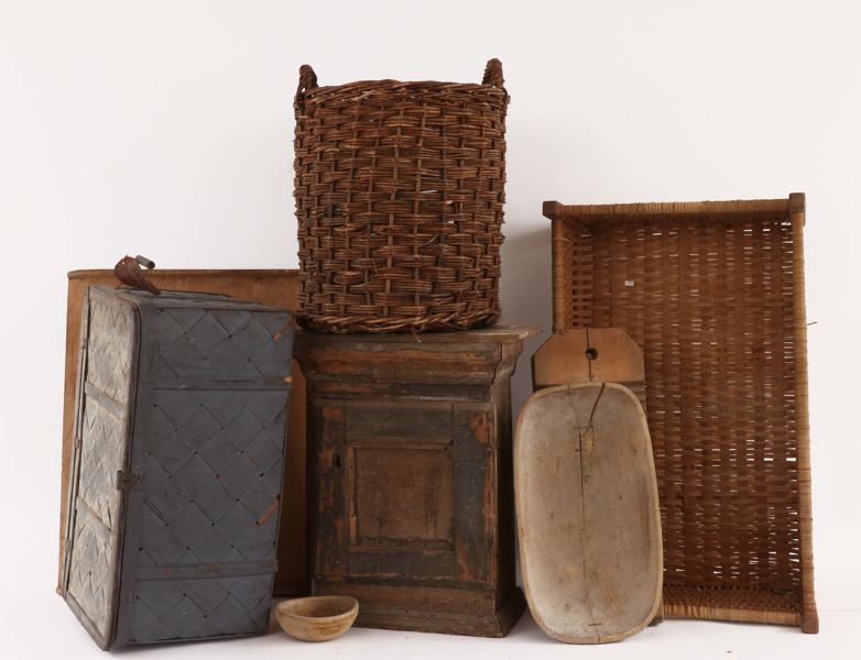 Parti allmogeföremål, m.m.