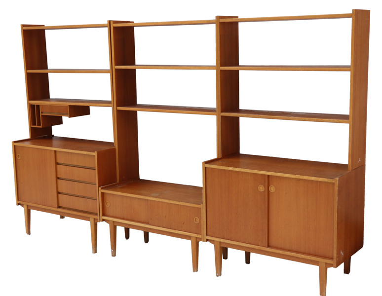 Bokhylla, 1950/60-tal