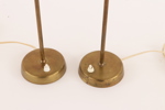 Bordslampor ett par, Konsthantverk Tyringe, 1900-talets andra hälft