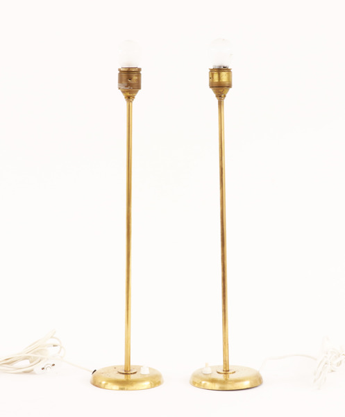 Bordslampor ett par, 1900-talets andra hälft