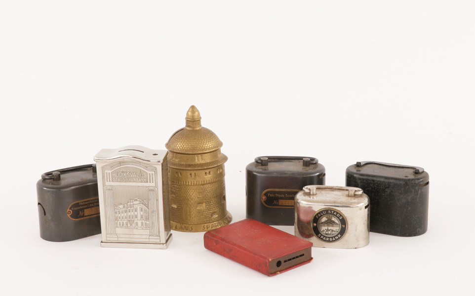 Sparbössor 7st, 1900-talets första hälft