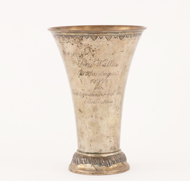 Bägare i silver, C.G.Hallberg, Stockholm, 1928