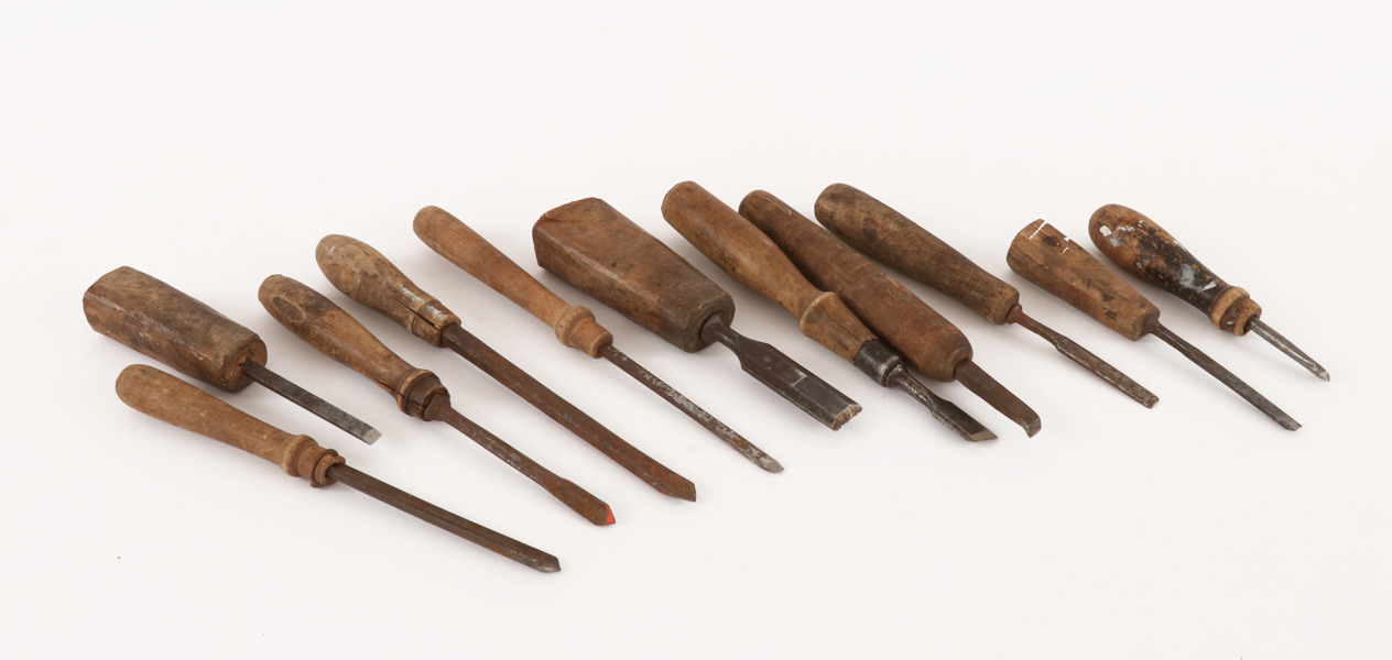 Stämjärn 11st, 1800-tal