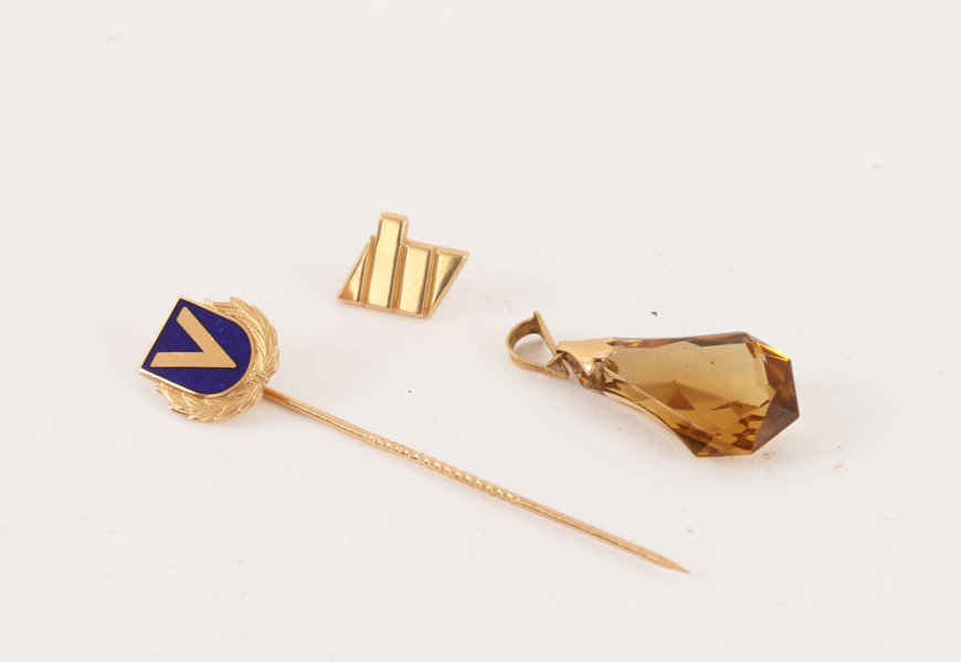 Smycken 3 delar, 18k