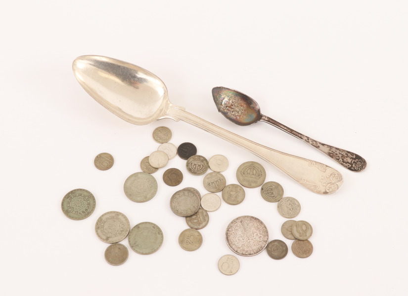 Parti silverföremål