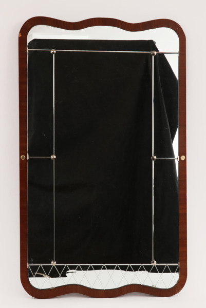 Spegel, firma Glas & Trä, omkring 1900-talets mitt