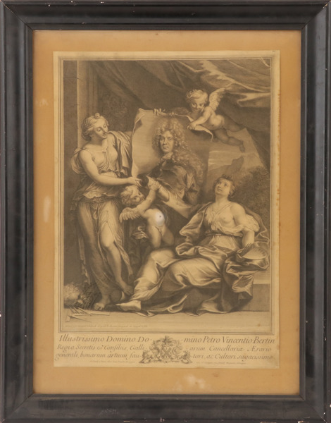 Kopparstick, Gerard Edelinck, 1700-tal