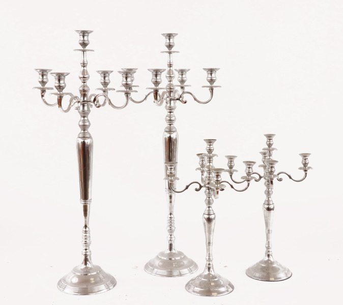 Kandelabrar ett par samt golvkandelabrar ett par, 2000-tal