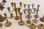 Ljusstakar och kandelabrar 17st, 1900-talets andra hälft