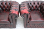 Fåtöljer ett par, Chesterfieldmodell, Winchester Furniture, England