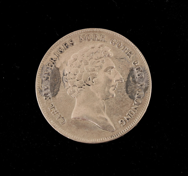 Silvermynt, 1 riksdaler, Carl XIV Johan, Sverige, 1841