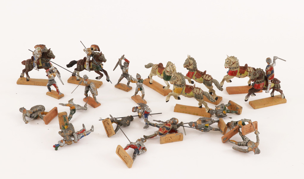 Parti riddarfigurer, Lineol, Tyskland, 1900-talets första hälft